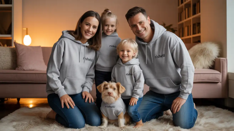 Семейный стиль или как стать самой заметной парой на собачьей площадке: Family Look от RISHELL